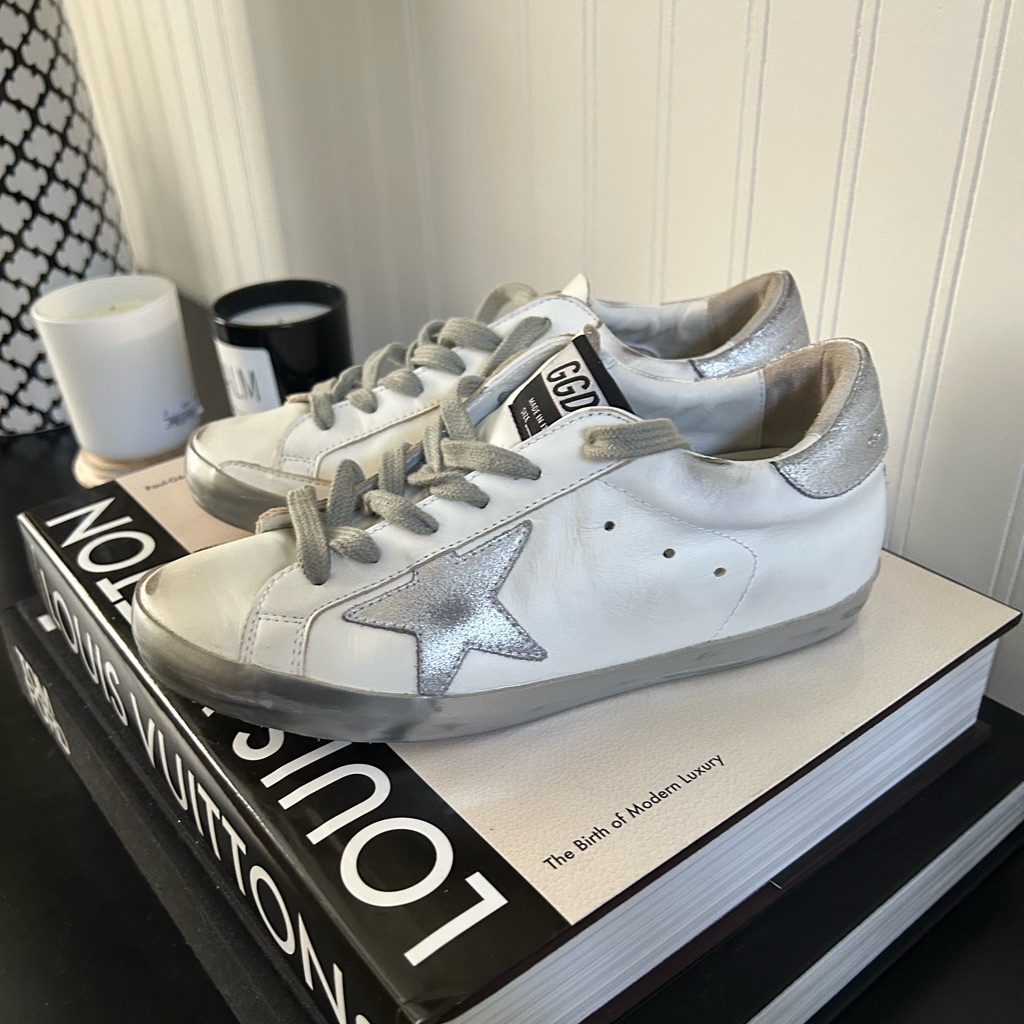 Golden Goose Silver Star Sneakers